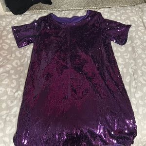 Sequin Tee Shirt dress